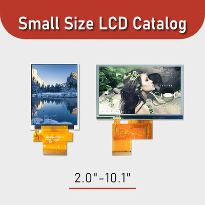 ছোট আকার 2"-10.1" LCD ডিসপ্লে ক্যাটালগ উজ্জ্বলতা 250-1000nits