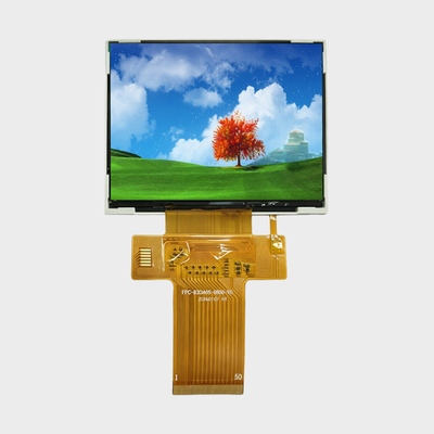 320*240 RGB ইন্টারফেস সমর্থন উজ্জ্বলতা কাস্টমাইজেশন সহ 3.5 ইঞ্চি ছোট LCD সমাধান