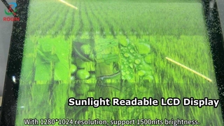 19 ইঞ্চি সূর্যালোক পাঠযোগ্য এলসিডি ডিসপ্লে 800 নিট